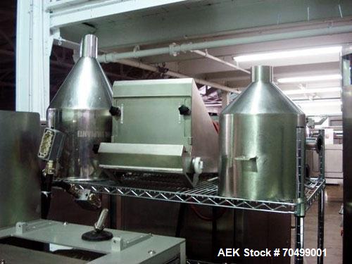 Used IMA Model Precisa 120 Capsule Checkweigher. Machine is can operate at speeds up to 2,000 capsules a minute. dDsigned to handle hard gelatin capsules.. Capsule size range from 40 mg to 2000 mg, +...