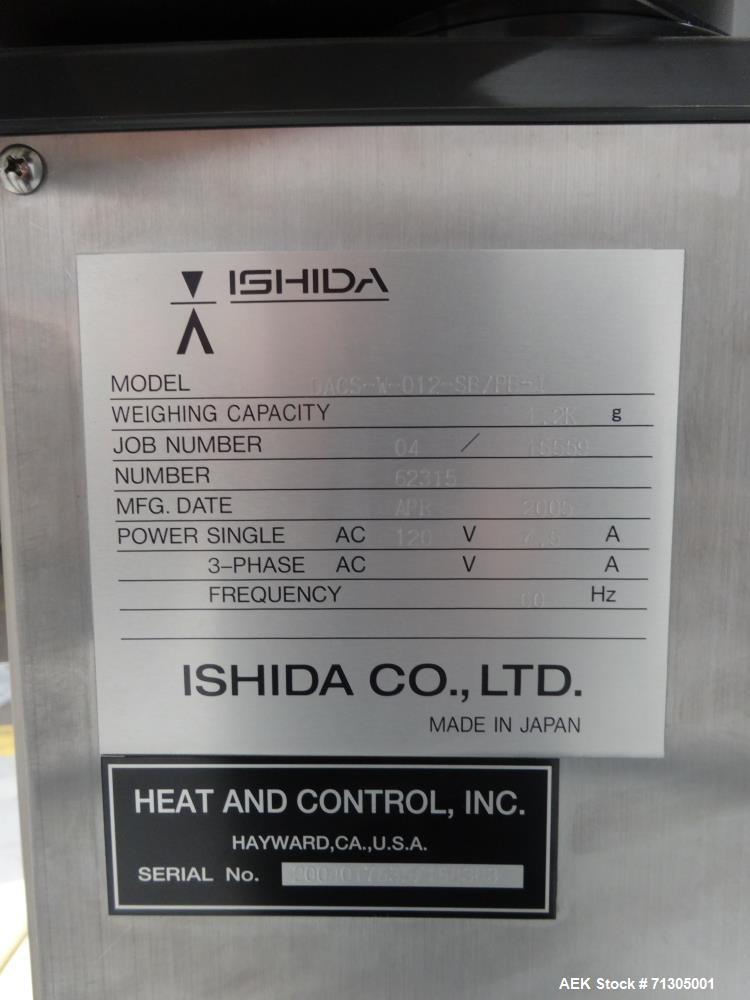 Used Ishida Model DACS-W-012-SB/PB-I Checkweigher System