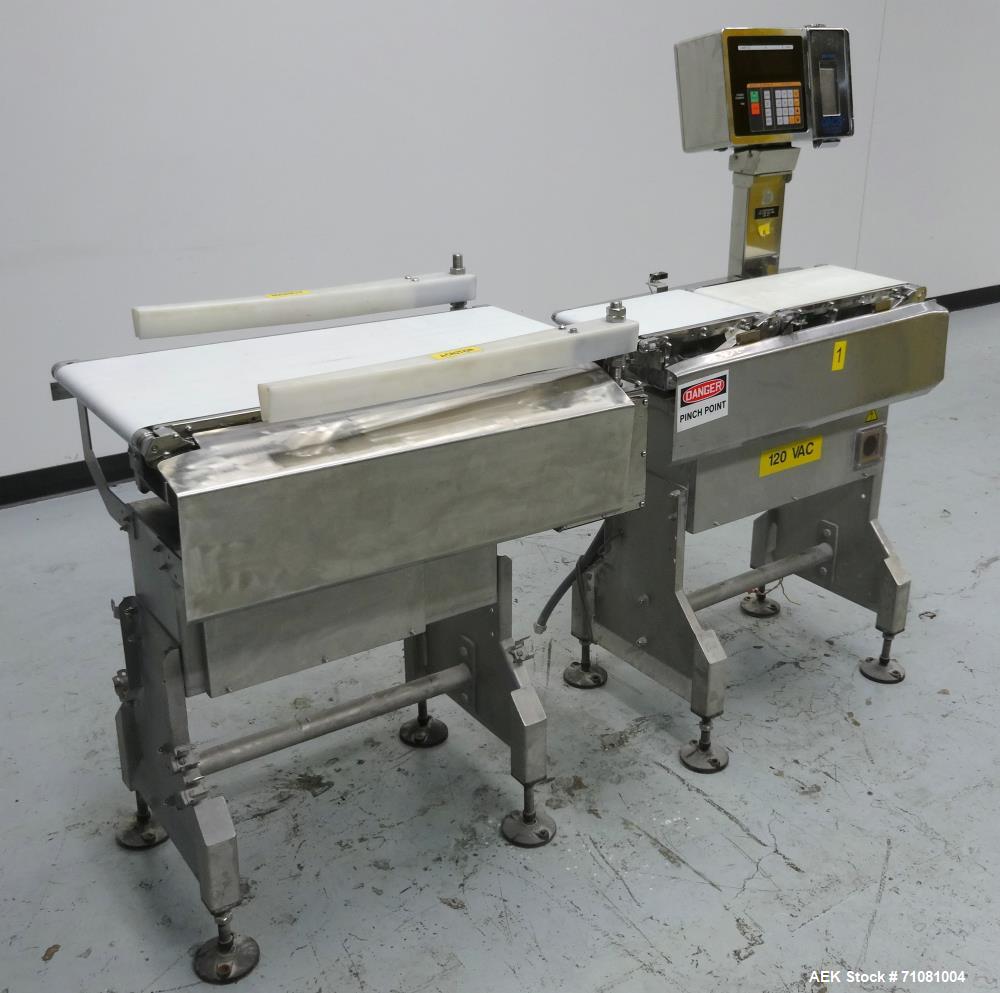 Used- Ishida DACS-V-012-SB/WP-1 Belt Checkweigher