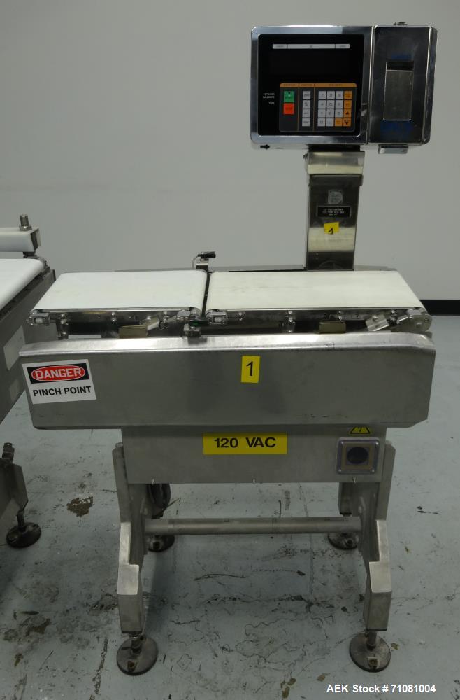 Used- Ishida DACS-V-012-SB/WP-1 Belt Checkweigher