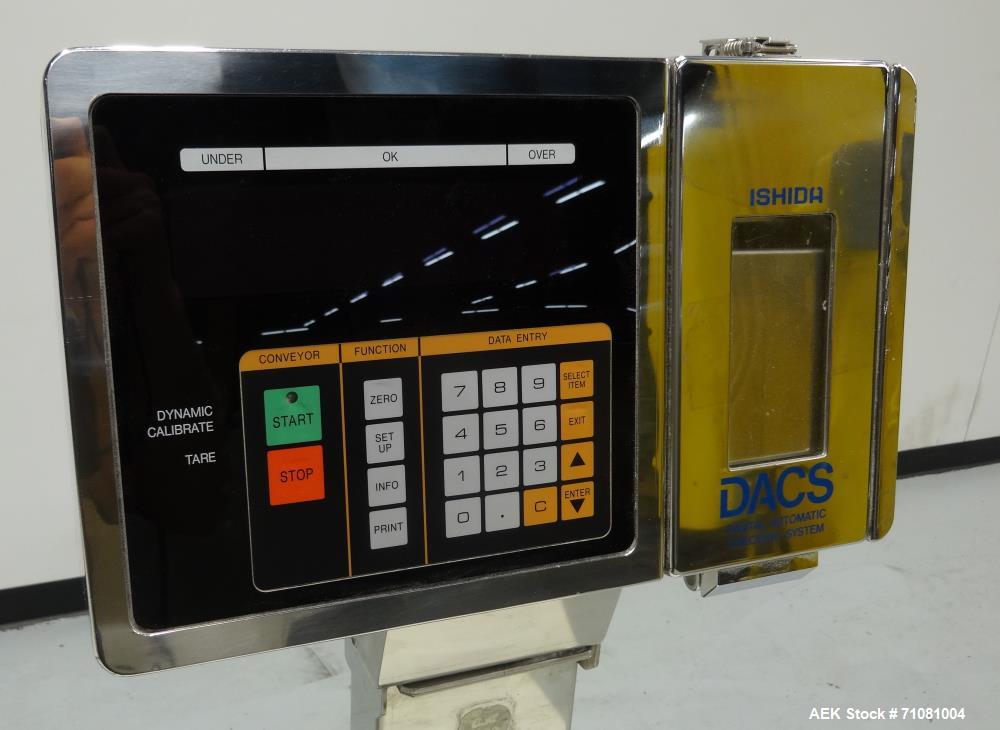 Used Ishida DACS-V-012-SB/WP-1 Belt Checkweigher