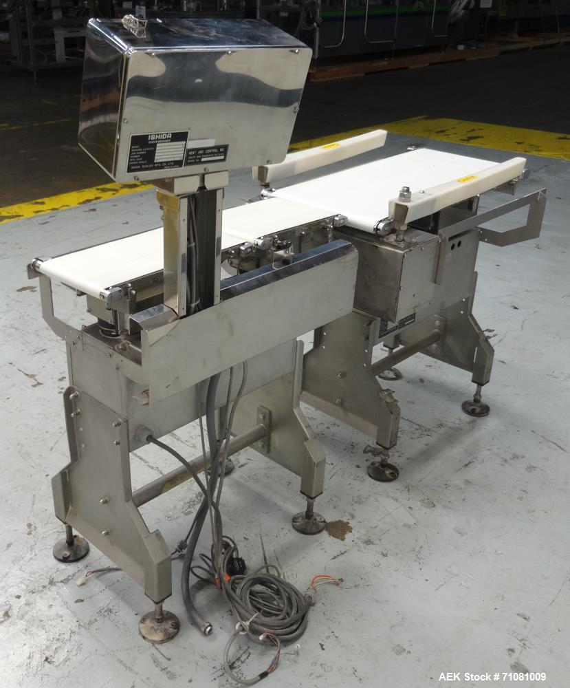 Used Ishida DACS-V-012-SB/WP-1 Belt Checkweigher