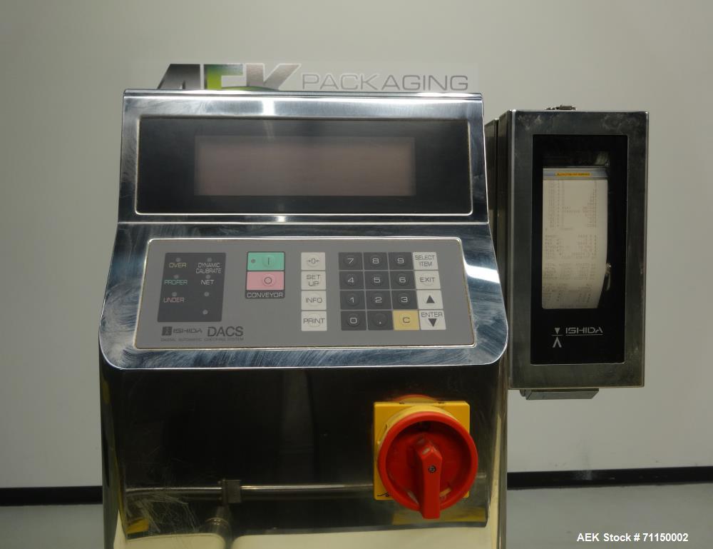 Used Ishida Model DACS-WN-012-SB/CR-1 Checkweigher