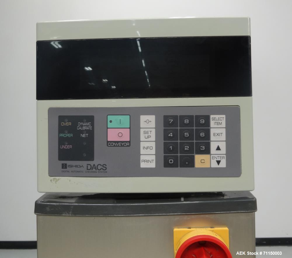 Used Ishida Model DACS-WN-030-SB/PB-1 Checkweigher