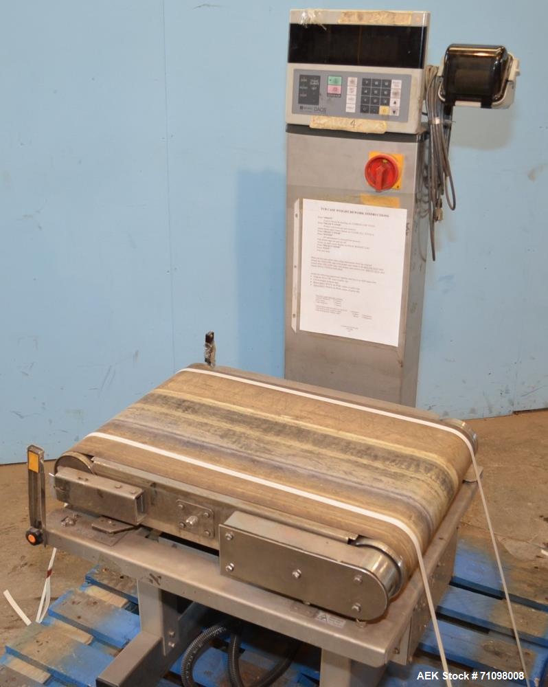 Used Ishida Checkweigher, Model DACSW180SBWPN