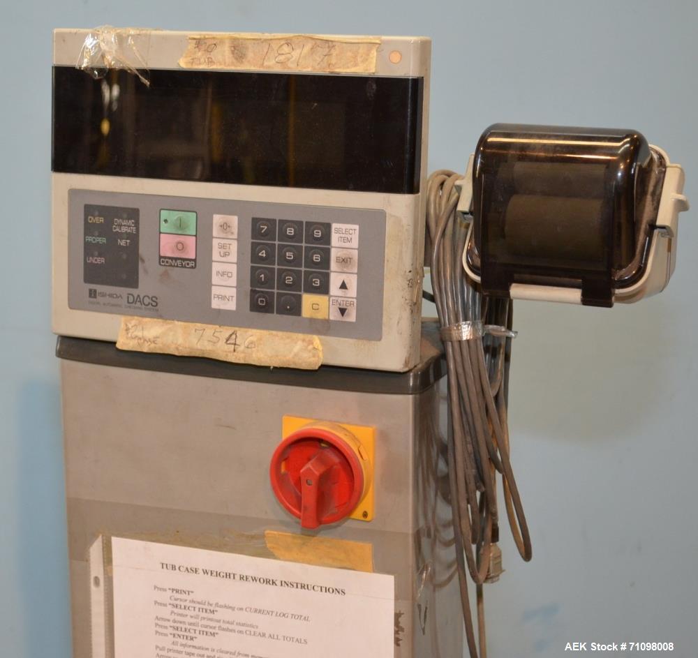 Used Ishida Checkweigher, Model DACSW180SBWPN