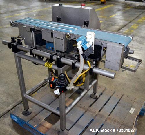 Used Loma Systems Belt Check Weigher, Model LCW-3000. Built 2007.7"W x 12"L infeed belt, 7"W x 12" load cell belt, 7"W x 16"L discharge belt with air blast reject, weights up to 6.5# (3,000 g).