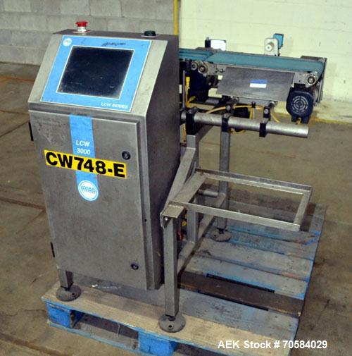 Used Loma Systems Belt Check Weigher, Model LCW-3000. Built 2007.