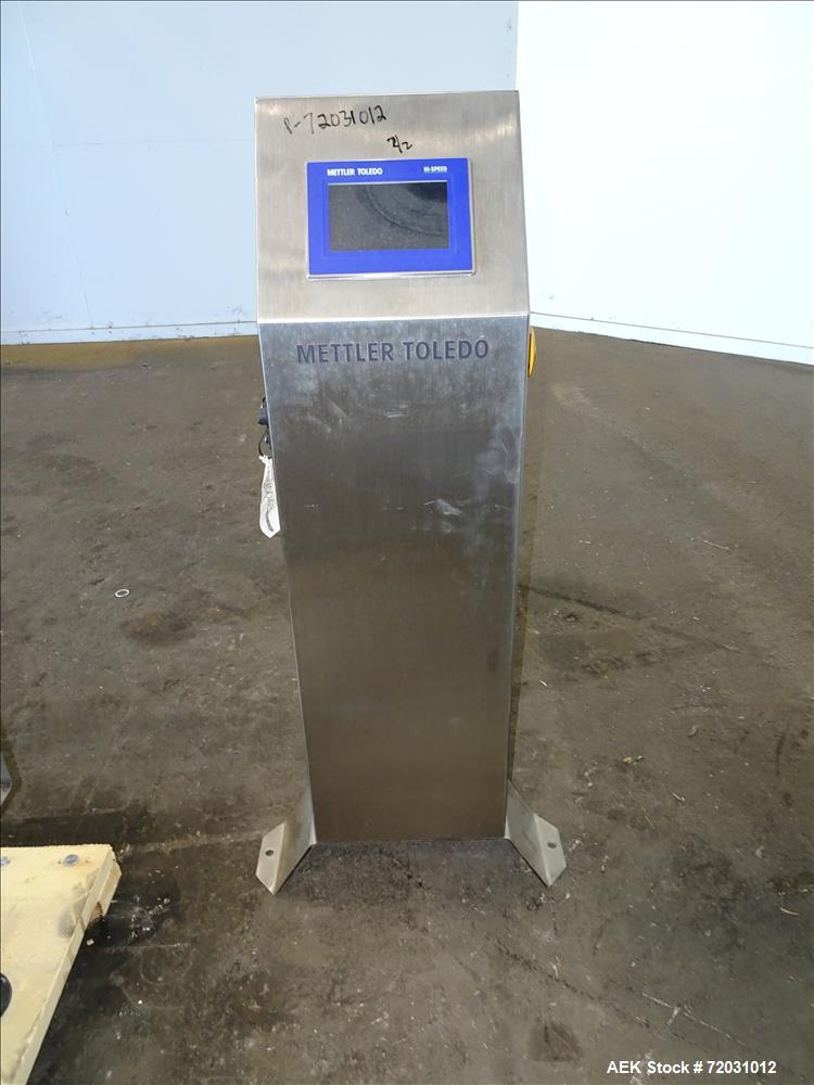 Used- Mettler Toledo Checkweigher, Model BELTWEIGH XE