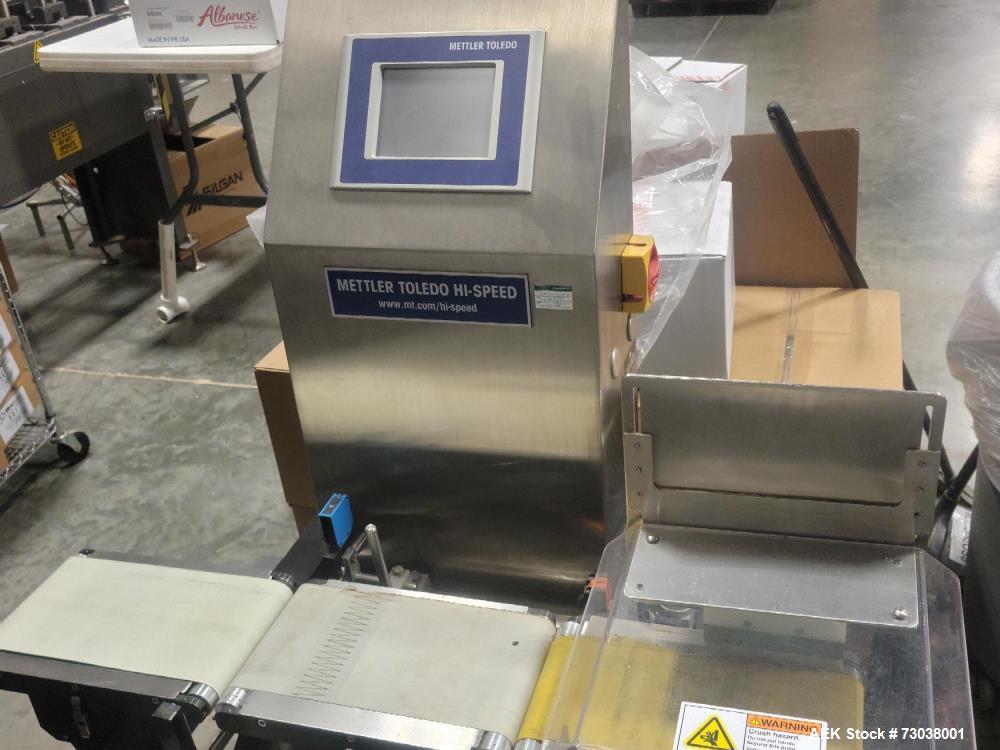 Used Mettler Toledo (Hi-Speed) Model XE2 Three Belt Checkweigher with Reject