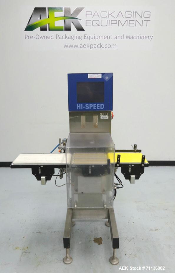 Used Mettler Toledo (Hi-Speed) Model XS-2 Checkweigher