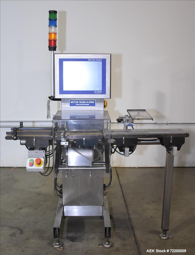 Used Mettler Toledo Hi Speed Inc Check Weigher, Model XS2