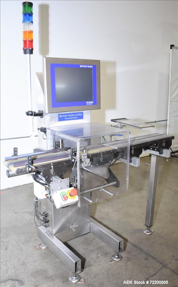 Used-Mettler Toledo Hi Speed Inc Check Weigher, Model XS2