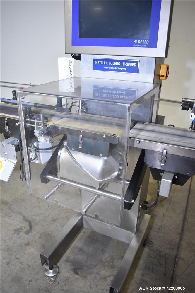 Used-Mettler Toledo Hi Speed Inc Check Weigher, Model XS2