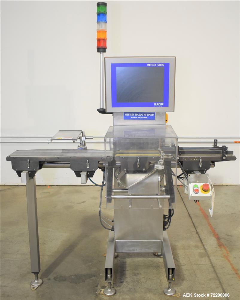 Used- Mettler Toledo Hi Speed Inc Check Weigher, Model XS2.