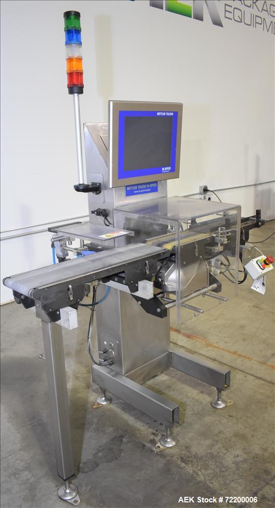 Used Mettler Toledo Hi Speed Inc Check Weigher, Model XS2.