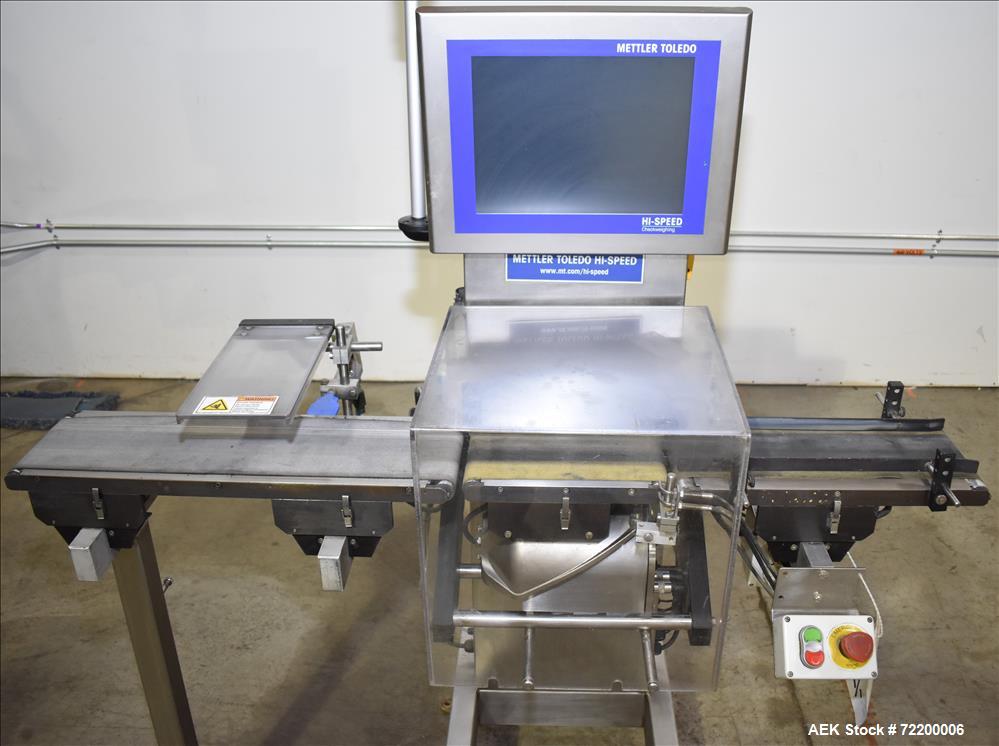 Used Mettler Toledo Hi Speed Inc Check Weigher, Model XS2.
