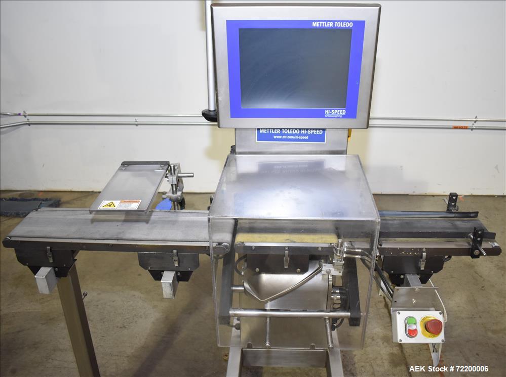 Used- Mettler Toledo Hi Speed Inc Check Weigher, Model XS2.