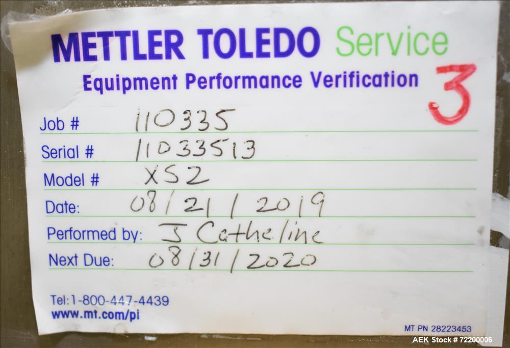 Used- Mettler Toledo Hi Speed Inc Check Weigher, Model XS2.
