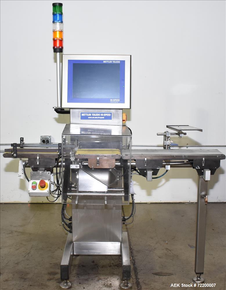 Used- Mettler Toledo Hi Speed Inc Check Weigher, Model XS2.