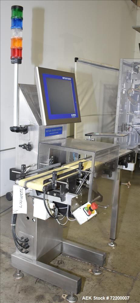 Used Mettler Toledo Hi Speed Inc Check Weigher, Model XS2.