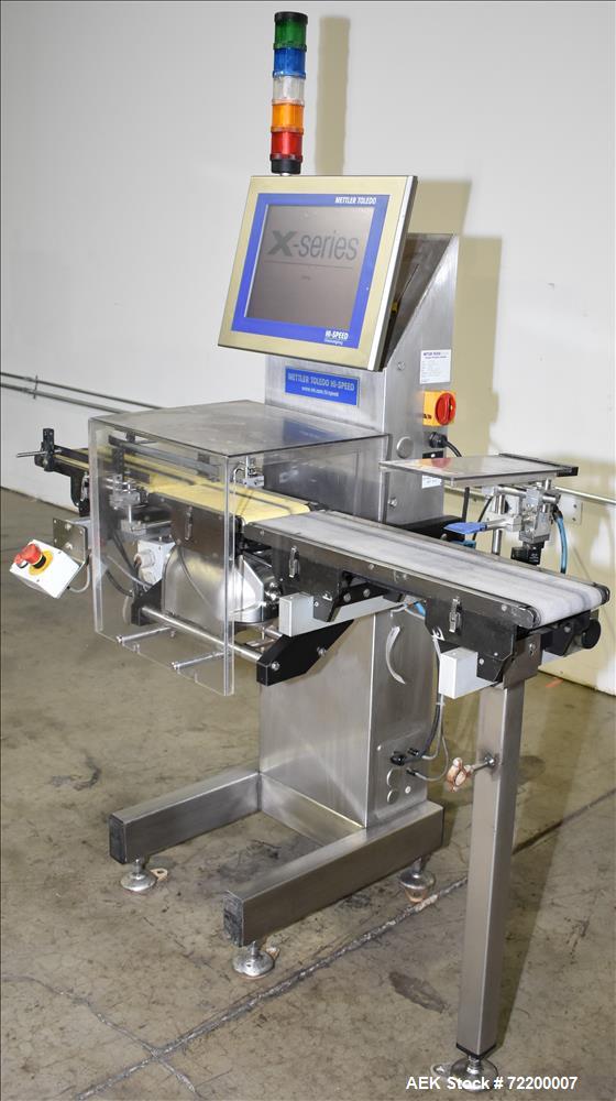 Used- Mettler Toledo Hi Speed Inc Check Weigher, Model XS2.