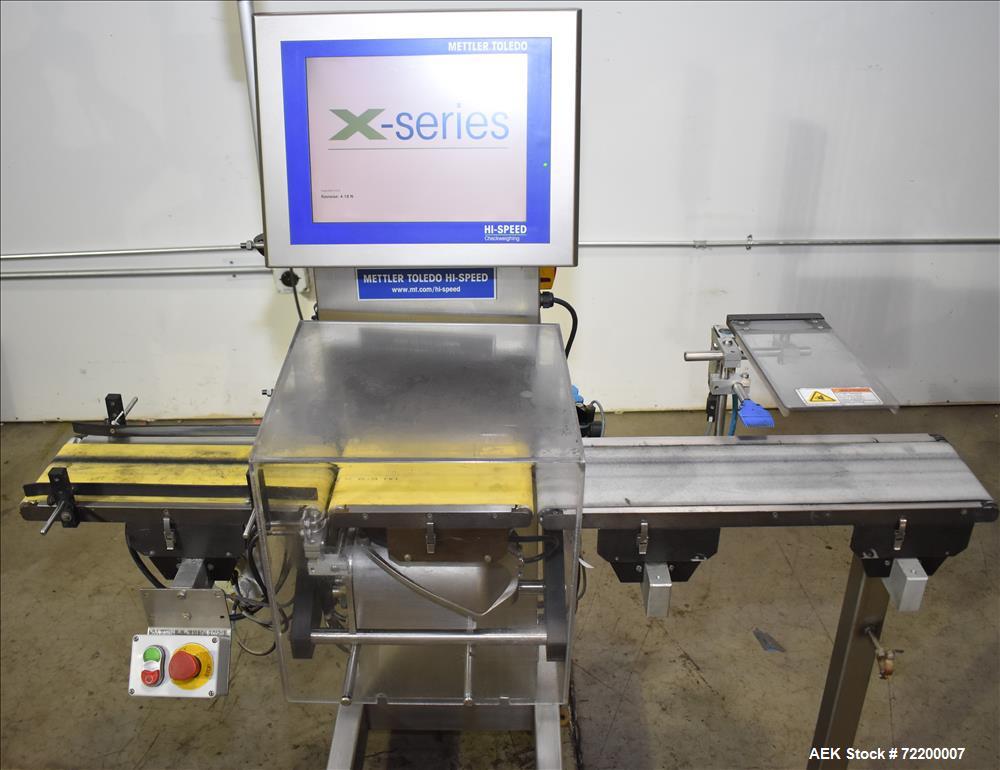 Used- Mettler Toledo Hi Speed Inc Check Weigher, Model XS2.