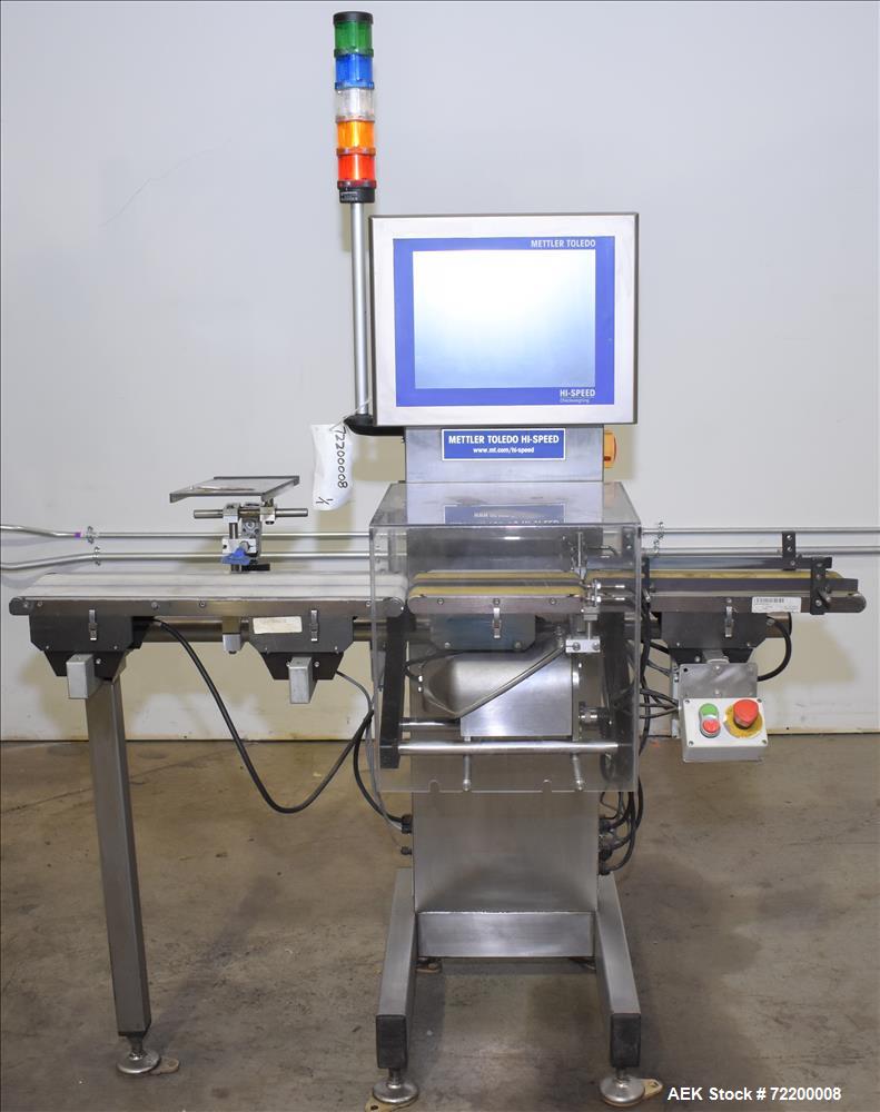 Used- Mettler Toledo Hi Speed Inc Check Weigher, Model XS2