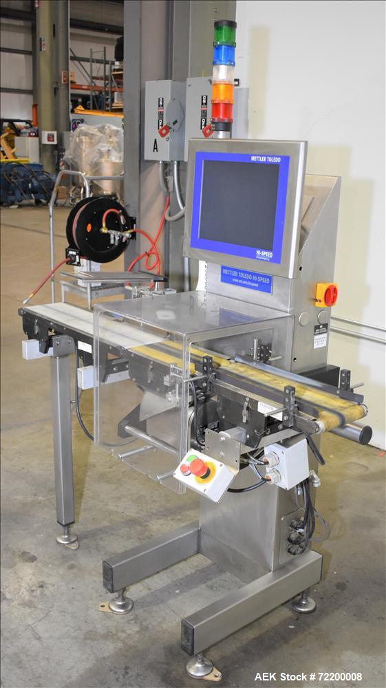 Used- Mettler Toledo Hi Speed Inc Check Weigher, Model XS2