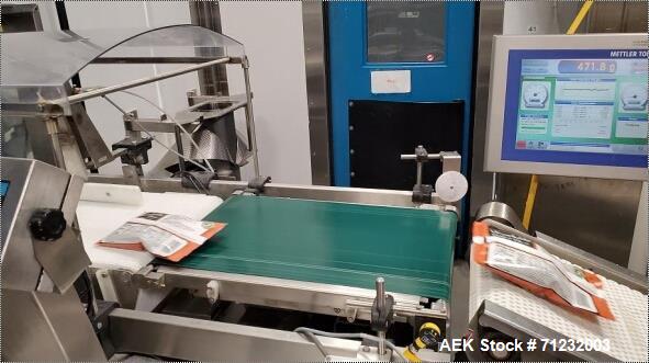 High-Speed Checkweigher – Mettler Toledo XS Model with Tool-Free Belt Removal