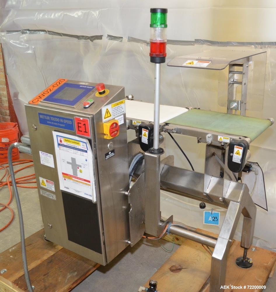 Used Mettler Toledo Hi Speed Checkweigher, Model Beltweigh XC