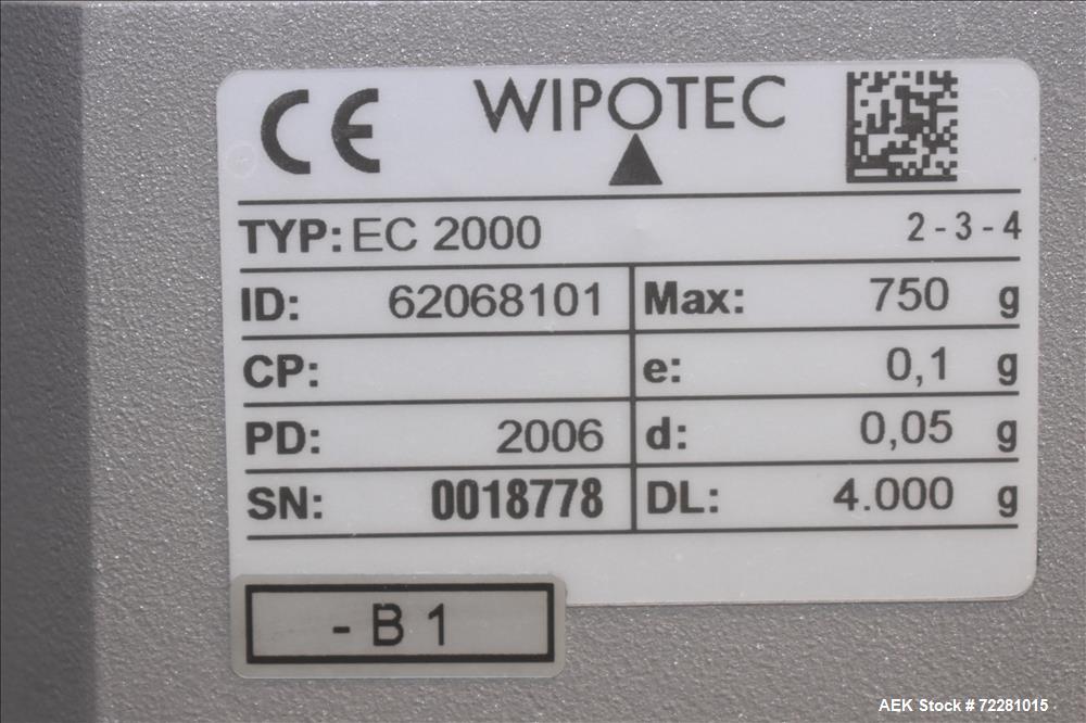Used Wipotec-OCS Checkweigher