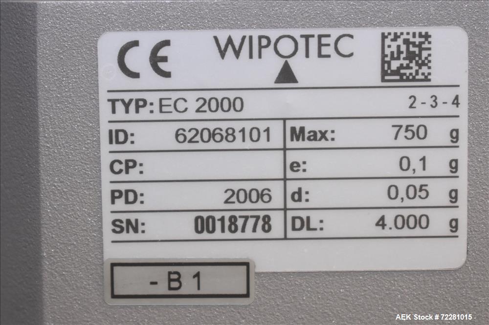 Used-Wipotec-OCS Checkweigher