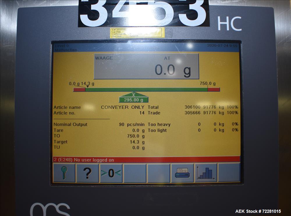 Used Wipotec-OCS Checkweigher