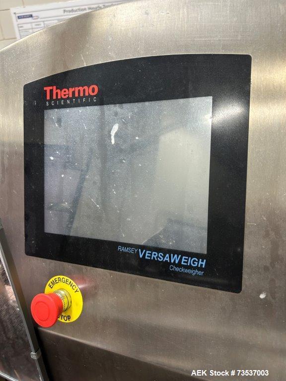 Used Thermo Scientific Global Checkweigher,  Model VersaWeigh 300.