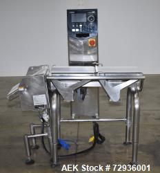 Used- Ishida Checkweigher, Model DACS-GN-SO60-34 CR-I-S. Capable of speeds up to 440 bpm (depending on container size and ap...