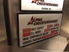 Used Alpha Checkweighers Table Top Belt Checkweigher