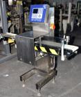 Used Garvens Model E2 Three Belt Checkweigher capable of speeds up to 200 containers per minute. Has a maximum weight range up to 600 grams. Has an air reject. 1/60/110V. Built 2004.