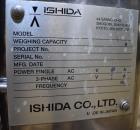 Used-Ishida Belt Checkweigher, Model DACS. Checkweigher range is 0 to 1500 grams