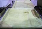 Used Ishida Checkweigher, Model DACS-W-050-SB/PB-I. Capable of speeds up to 130 PPM. Has a weight range from 50 to 5500 g. Has belt infeed and reject mechanism. Weighing accuracy: +/- 2.0 gram. Produ...