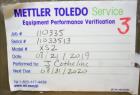Used- Mettler Toledo Hi Speed Inc Check Weigher, Model XS2.