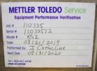 Used Mettler Toledo Hi Speed Inc Check Weigher, Model XS2.