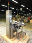 Used OCS Model HC Belt Checkweigher. Machine is capable of speeds up to 100 packages per minute. Has wormscrew infeed with belt load cell and discharge. Maximum weight capacity: 750g with accuracies ...