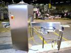 Used Thermo Ramsey Icore AutoCheck 9000 Plus Automatic Belt Checkweigher with worm screw infeed and reject system. Capable of speeds up to 550 containers per minute. Accuracies of +/- 50mg. Has a wei...