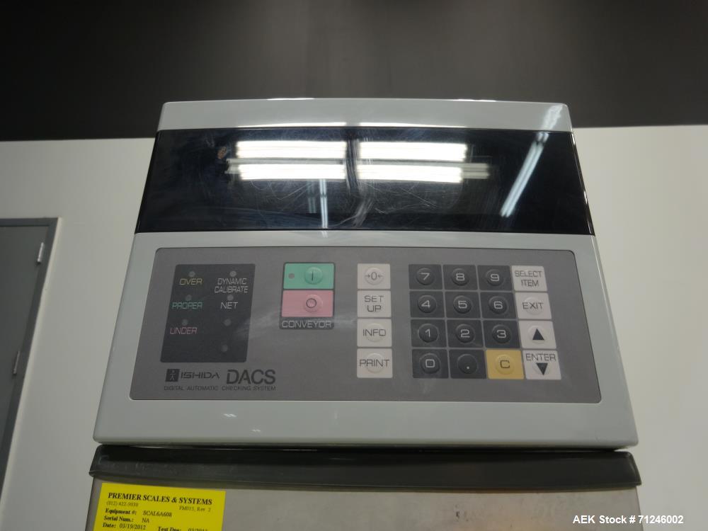 Used Ishida Model DACS-WN-180-SB/WP-N High Speed Checkweigher