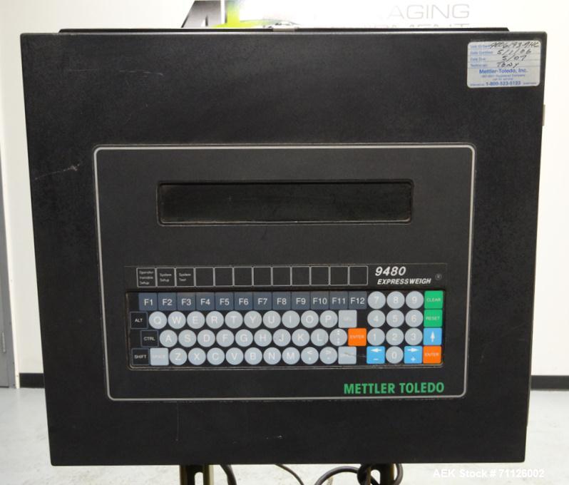Used Mettler Toledo Model Express Weigh 9480 Checkweighing System