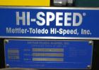 Used Mettler-Toledo Hi Speed CS3600GI-MM Belt Checkweigher. Has a 12