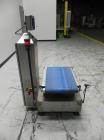 Used Lock Model WeighChek CK-50 Full Case Checkweigher. Machine has a maximum speed of up to 10 cases per minute (depending on case size). Has a weight range of 1,000 - 40,000 g with an accuracy rati...
