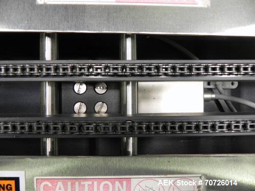 Used Alpha (All-Fill) Model CW-10 Checkweigher. Capable of speeds up to 300 packages per minute. Can handle package weights up to 10 lbs with dimensions up to 15" (long) X 10" (wide). Is rated with a...