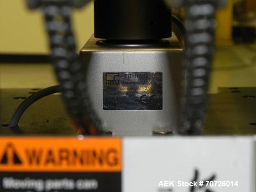 Used Alpha (All-Fill) Model CW-10 Checkweigher. Capable of speeds up to 300 packages per minute. Can handle package weights up to 10 lbs with dimensions up to 15" (long) X 10" (wide). Is rated with a...